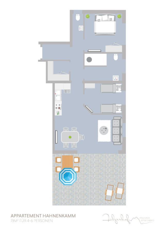 Panorama Appartements Filzerhof 티롤 키르흐베르크 외부 사진